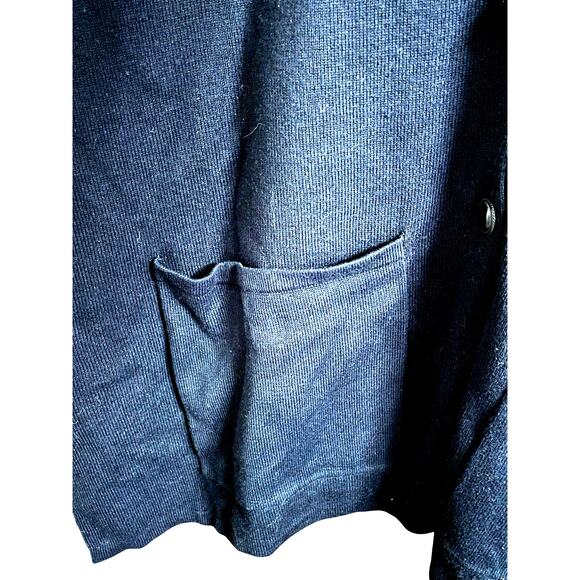 Bob Mackie Black Cardigan Sweater with Native Embroidery Design 2X - Picture 6 of 12